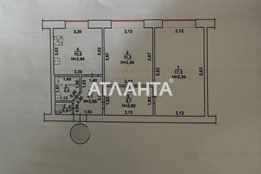 2-кімнатна квартира за адресою вул. Тираспільське шосе (площа 52,1 м²) - Atlanta.ua - фото 16