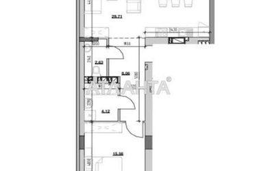 1-кімнатна квартира за адресою вул. Рудненська (площа 60,9 м²) - Atlanta.ua - фото 22