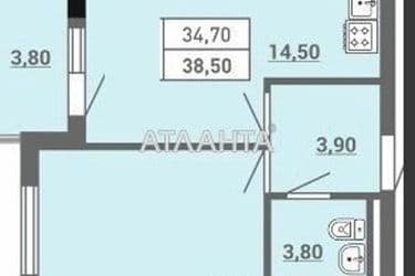 1-кімнатна квартира за адресою вул. Пішонівська (площа 38,5 м²) - Atlanta.ua - фото 7