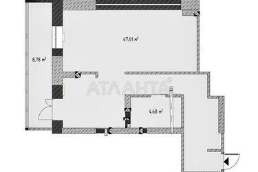 2-кімнатна квартира за адресою вул. Генерала Наумова (площа 60,4 м²) - Atlanta.ua - фото 22