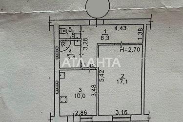 1-кімнатна квартира за адресою вул. Святослава Ріхтера (площа 41,3 м²) - Atlanta.ua - фото 29