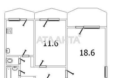 2-кімнатна квартира за адресою вул. Кримська (площа 54 м²) - Atlanta.ua - фото 19