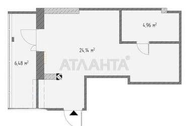 1-room apartment apartment by the address st. Generala Naumova (area 35,7 m²) - Atlanta.ua - photo 16