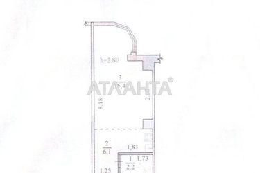 1-кімнатна квартира за адресою вул. Гагарінське плато (площа 23,7 м²) - Atlanta.ua - фото 12