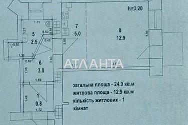 1-комнатная квартира по адресу ул. Старопортофранковская (площадь 24,9 м²) - Atlanta.ua - фото 10