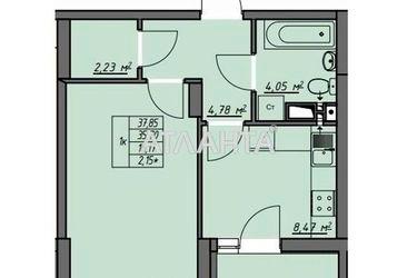 1-room apartment apartment by the address st. Vorobeva ak (area 37,9 m²) - Atlanta.ua - photo 14