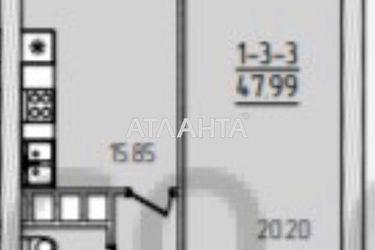 1-кімнатна квартира за адресою вул. Краснова (площа 48 м²) - Atlanta.ua - фото 12