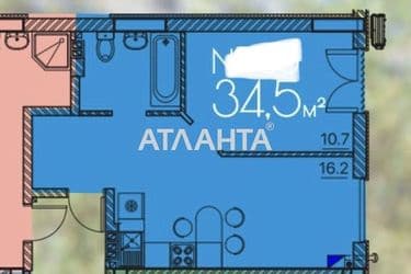 1-кімнатна квартира за адресою Люстдорфська дор. (площа 34,5 м²) - Atlanta.ua - фото 12