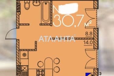 1-кімнатна квартира за адресою Люстдорфська дор. (площа 30,9 м²) - Atlanta.ua - фото 12