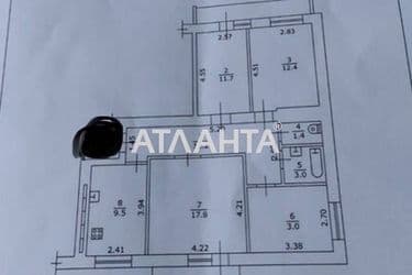 Багатокімнатна квартира за адресою вул. Бреуса (площа 80 м²) - Atlanta.ua - фото 24