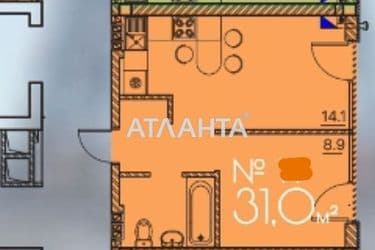 1-room apartment apartment by the address st. Lyustdorfskaya dor Chernomorskaya dor (area 31 m²) - Atlanta.ua - photo 12