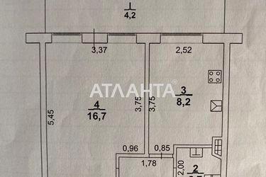 1-кімнатна квартира за адресою вул. Заболотного ак. (площа 35 м²) - Atlanta.ua - фото 12