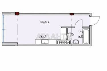 1-кімнатна квартира за адресою вул. Софіївська (площа 26,3 м²) - Atlanta.ua - фото 14