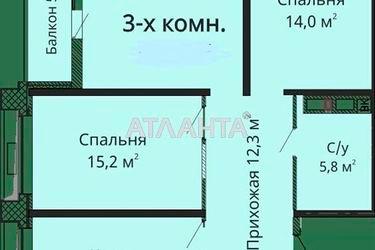 3-rooms apartment apartment by the address st. Tolbukhina (area 86 m²) - Atlanta.ua - photo 53