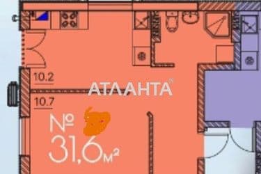 1-кімнатна квартира за адресою Люстдорфська дор. (площа 30,6 м²) - Atlanta.ua - фото 9