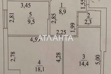 3-кімнатна квартира за адресою вул. Вільямса ак. (площа 69 м²) - Atlanta.ua - фото 18