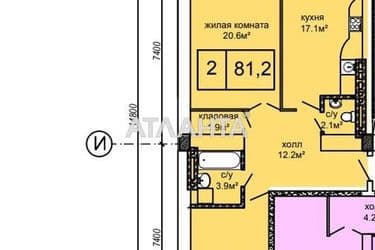 2-кімнатна квартира за адресою вул. Костанді (площа 74 м²) - Atlanta.ua - фото 16