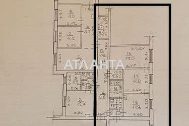 Многокомнатная квартира по адресу ул. Заболотного ак. (площадь 74 м²) - Atlanta.ua - фото 36