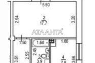 1-кімнатна квартира за адресою вул. Тульська (площа 38,7 м²) - Atlanta.ua - фото 23