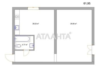 1-room apartment apartment by the address st. Novoobukhovskoe shosse (area 48,6 m²) - Atlanta.ua - photo 21