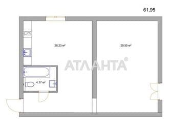 1-room apartment apartment by the address st. Novoobukhovskoe shosse (area 48,6 m²) - Atlanta.ua - photo 22