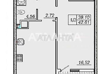 1-комнатная квартира по адресу ул. Сахарова (площадь 44 м²) - Atlanta.ua - фото 12