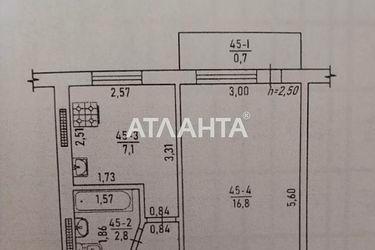 1-комнатная квартира по адресу ул. Краснова (площадь 32 м²) - Atlanta.ua - фото 16