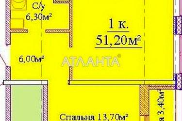 1-room apartment apartment by the address st. Varnenskaya (area 52 m²) - Atlanta.ua - photo 14