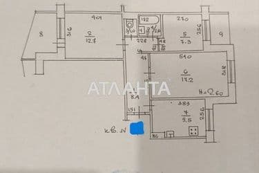 3-кімнатна квартира за адресою Глушко ак. Пр. (площа 63 м²) - Atlanta.ua - фото 16