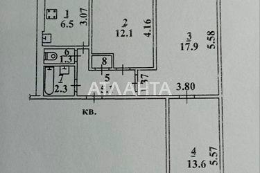 3-кімнатна квартира за адресою Небесної сотні пр. (площа 63 м²) - Atlanta.ua - фото 30