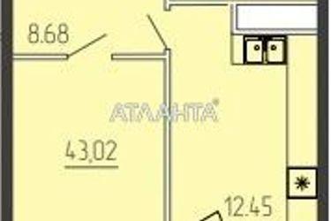 1-кімнатна квартира за адресою вул. Краснова (площа 43,0 м²) - Atlanta.ua - фото 12