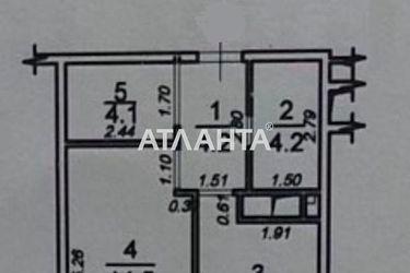 1-room apartment apartment by the address st. Zhemchuzhnaya (area 37 m²) - Atlanta.ua - photo 40