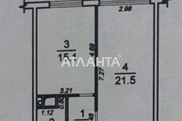 1-room apartment apartment by the address st. Zhemchuzhnaya (area 45 m²) - Atlanta.ua - photo 48