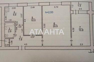 3-кімнатна квартира за адресою вул. Інглезі (площа 60 м²) - Atlanta.ua - фото 14