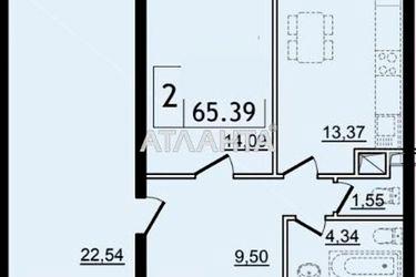 2-кімнатна квартира за адресою вул. Сахарова (площа 65,2 м²) - Atlanta.ua - фото 15