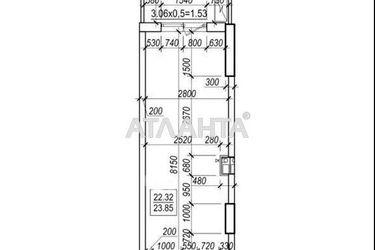 1-кімнатна квартира за адресою Фонтанська дор. (площа 23,7 м²) - Atlanta.ua - фото 18