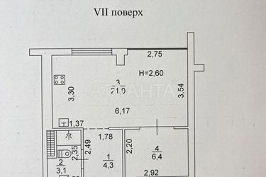 1-room apartment apartment by the address st. Nebesnoy Sotni pr Zhukova marsh pr Leninskoy iskry pr (area 34,8 m²) - Atlanta.ua - photo 22