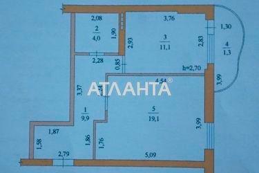 1-кімнатна квартира за адресою вул. Вільямса ак. (площа 45,4 м²) - Atlanta.ua - фото 22