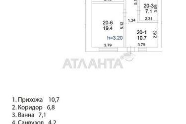 2-кімнатна квартира за адресою вул. Рєпіна (площа 95,7 м²) - Atlanta.ua - фото 18