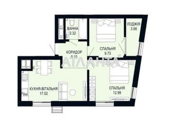 2-кімнатна квартира за адресою Щурата В. Вул. (площа 52 м²) - Atlanta.ua - фото 15