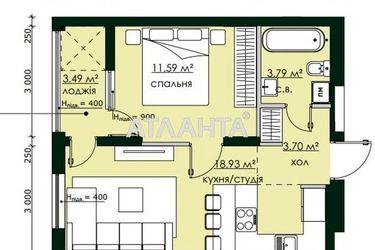 1-room apartment apartment by the address st. Gorodnitskaya ul (area 41,5 m²) - Atlanta.ua - photo 12