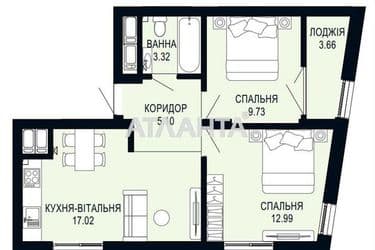 2-rooms apartment apartment by the address st. Shchurata V ul (area 51,8 m²) - Atlanta.ua - photo 15