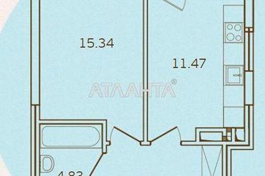 1-кімнатна квартира за адресою просп. Правди (площа 43 м²) - Atlanta.ua - фото 22