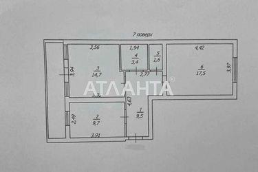 2-кімнатна квартира за адресою вул. Цвєтаєва ген. (площа 56,4 м²) - Atlanta.ua - фото 27