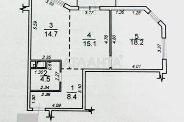 2-кімнатна квартира за адресою вул. Італійська бульв. (площа 62 м²) - Atlanta.ua - фото 16