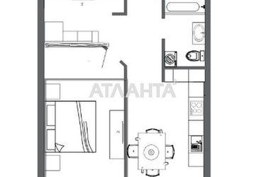 1-кімнатна квартира за адресою вул. Французький бульв. (площа 42 м²) - Atlanta.ua - фото 23