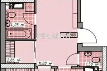 2-комнатная квартира по адресу Курортный пер. (площадь 74,4 м²) - Atlanta.ua - фото 48