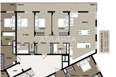 3-rooms apartment apartment by the address st. Lichakovskaya ul (area 114,3 m²) - Atlanta.ua - photo 12