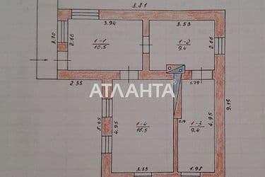 Будинок за адресою вул. Українки Лесі (площа 45,5 м²) - Atlanta.ua - фото 28