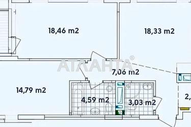 2-кімнатна квартира за адресою вул. Олександра Олеся (площа 69,7 м²) - Atlanta.ua - фото 16